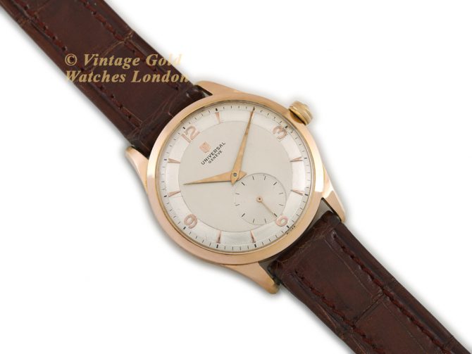 Universal Geneve Cal.262 18ct Pink Gold c1959 (8)