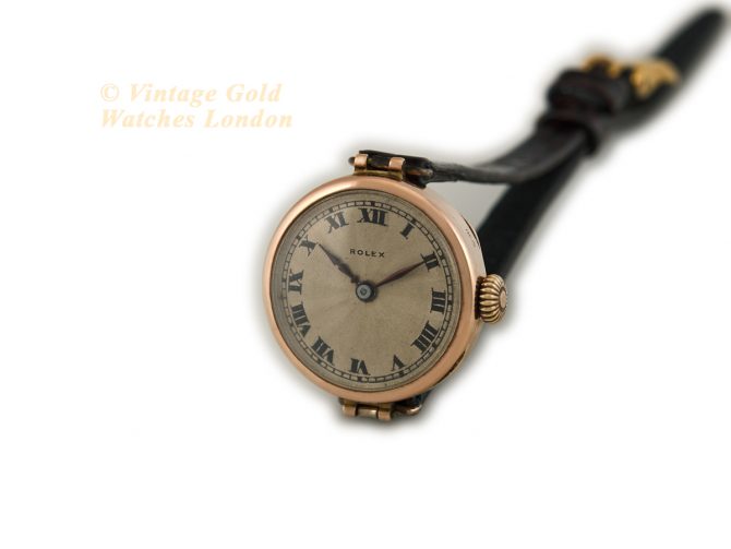 Ladies Rolex 9ct Pink Gold 1924 (6)