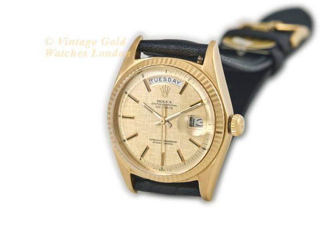 Rolex Day-Date Ref.1803 18ct 1970 Sigma Linen Dial (6)