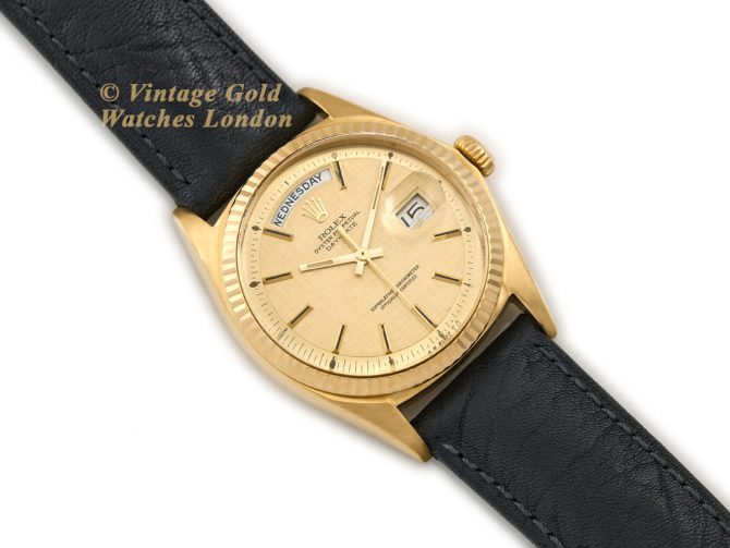 Rolex Day-Date Ref.1803 18ct 1970 Sigma Linen Dial (8)