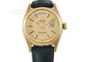 Rolex Day-Date Ref.1803 18ct 1970 Sigma Linen Dial