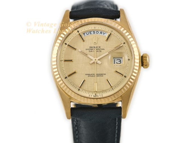 Rolex Day-Date Ref.1803 18ct 1970 Sigma Linen Dial (4)
