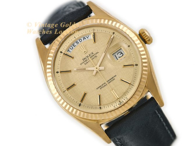 Rolex Day-Date Ref.1803 18ct 1970 Sigma Linen Dial (1)