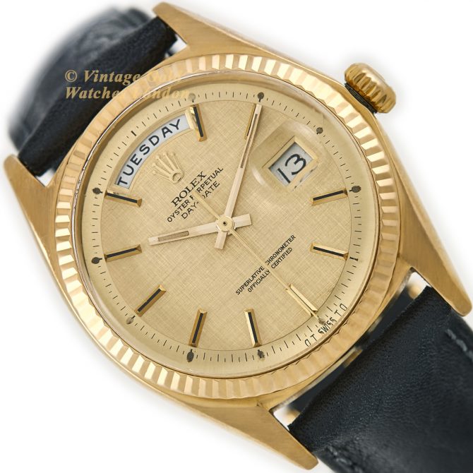 Rolex Day-Date Ref.1803 18ct 1970 Sigma Linen Dial (15)
