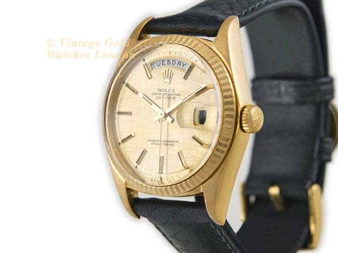 Rolex Day-Date Ref.1803 18ct 1970 Sigma Linen Dial (5)