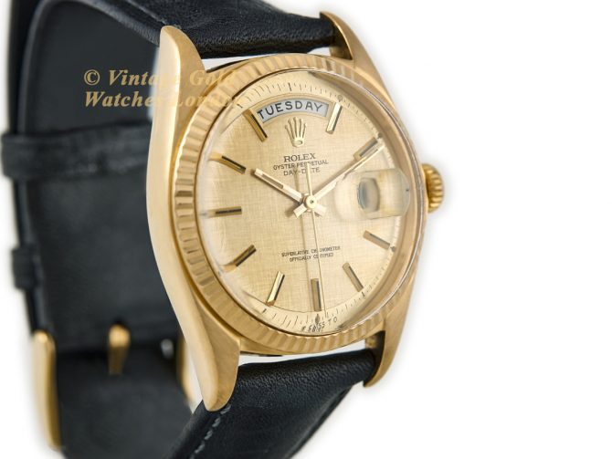 Rolex Day-Date Ref.1803 18ct 1970 Sigma Linen Dial (3)
