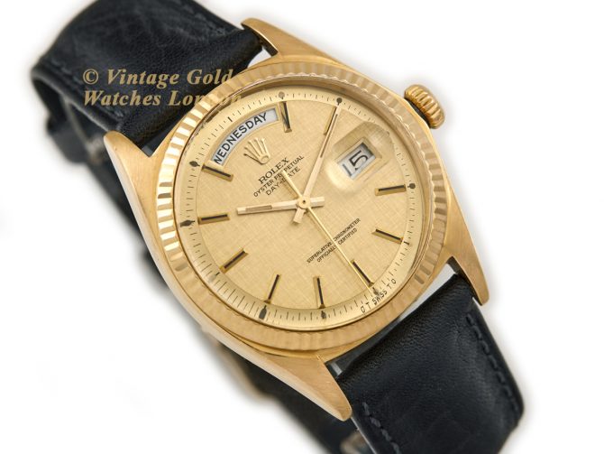 Rolex Day-Date Ref.1803 18ct 1970 Sigma Linen Dial (2)