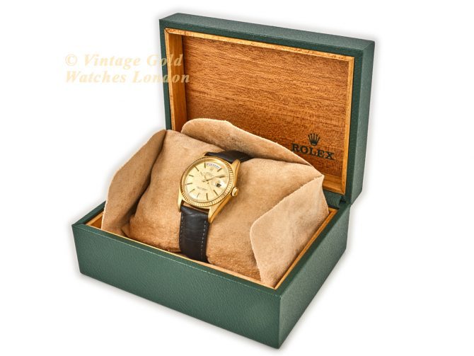 Rolex Day-Date Ref.1803 18ct 1970 Sigma Linen Dial (13)