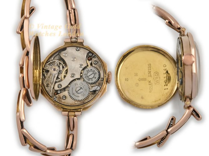 Ladies Rolex 9ct Pink Gold 1920 (12)