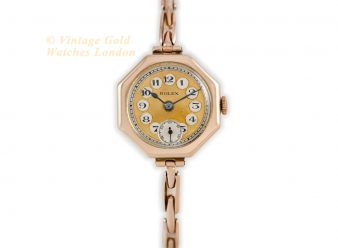 Ladies Rolex 9ct Pink Gold 1920