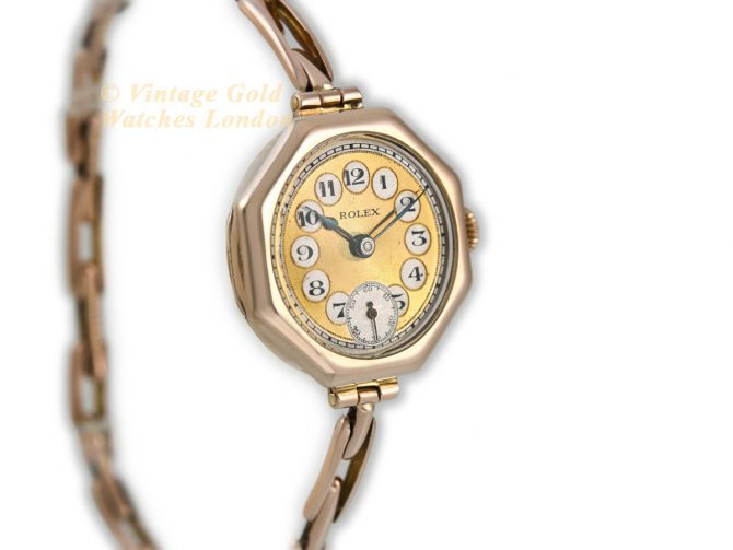 Ladies Rolex 9ct Pink Gold 1920 (3)