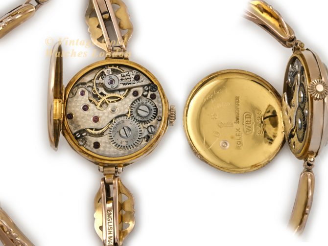 Ladies Rolex Model Ref.2429 9ct Pink Gold 1921 (12)
