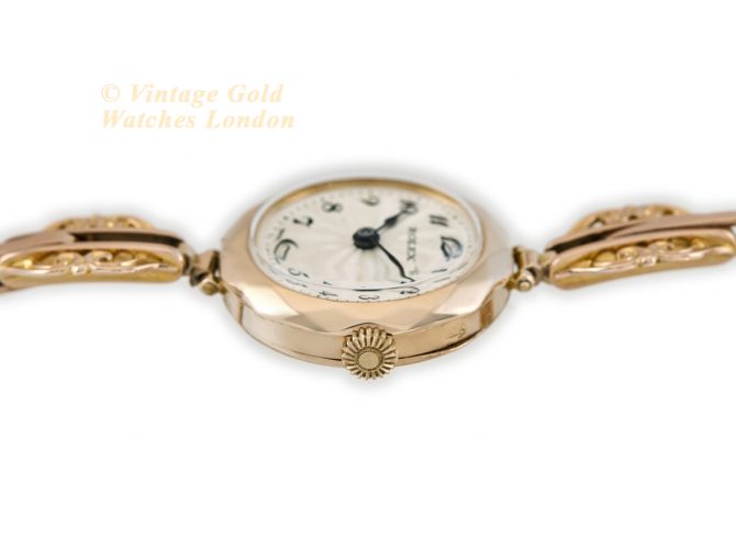 Ladies Rolex Model Ref.2429 9ct Pink Gold 1921 (9)