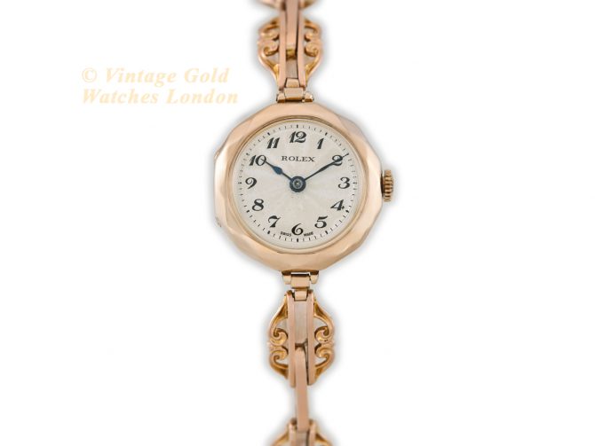 Ladies Rolex Model Ref.2429 9ct Pink Gold 1921 (4)