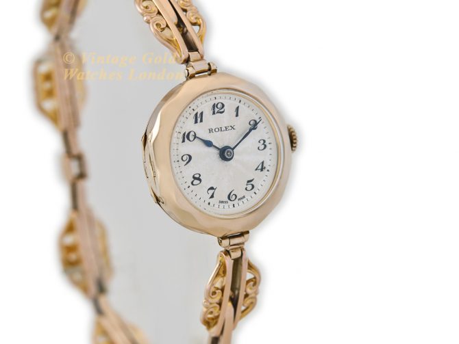 Ladies Rolex Model Ref.2429 9ct Pink Gold 1921 (3)