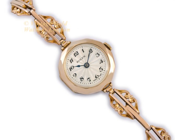 Ladies Rolex Model Ref.2429 9ct Pink Gold 1921 (8)