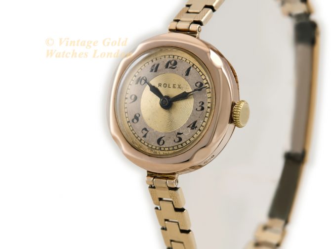 Ladies Rolex 9ct Pink Gold 1923 (5)