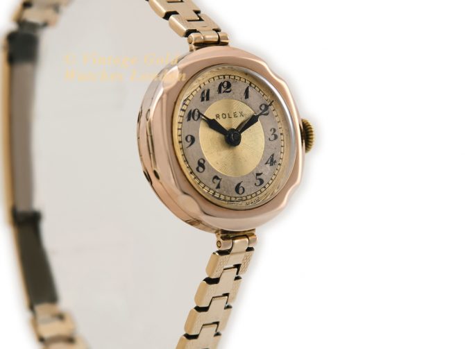 Ladies Rolex 9ct Pink Gold 1923 (3)