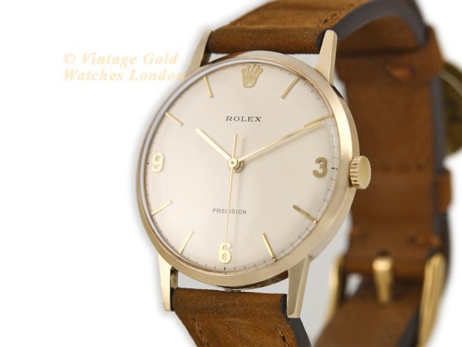 Rolex Precision Cal.1215 9ct 1945 (5)