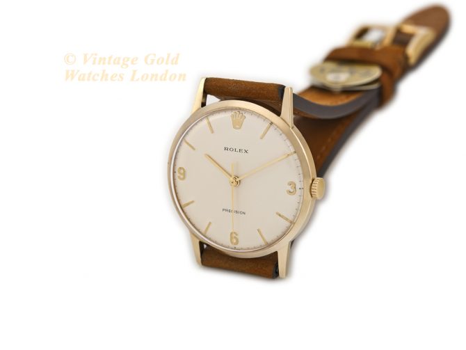 Rolex Precision Cal.1215 9ct 1945 (6)