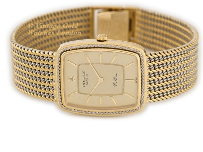Rolex Cellini Model Ref.4840 18ct Yellow and White Gold c1972 (7)