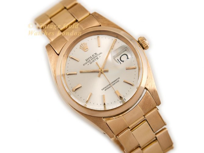 Rolex Oyster Perpetual Date Ref.1503 18ct Pink Gold 1958 (2)