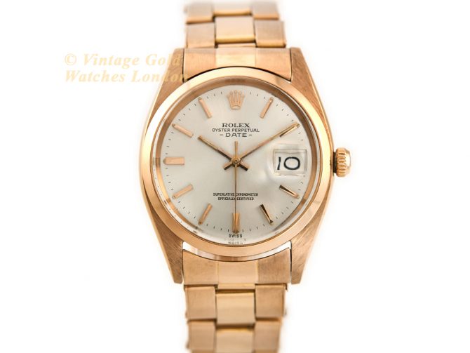 Rolex Oyster Perpetual Date Ref.1503 18ct Pink Gold 1958 (5)