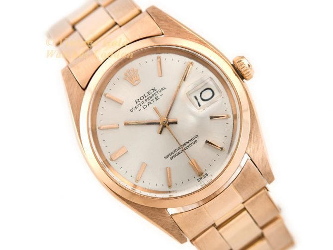 Rolex Oyster Perpetual Date Ref.1503 18ct Pink Gold 1958 (1)