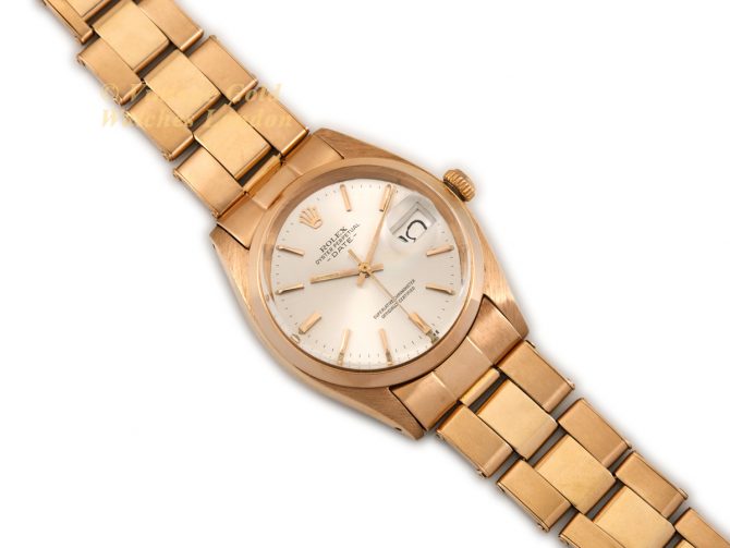 Rolex Oyster Perpetual Date Ref.1503 18ct Pink Gold 1958 (8)