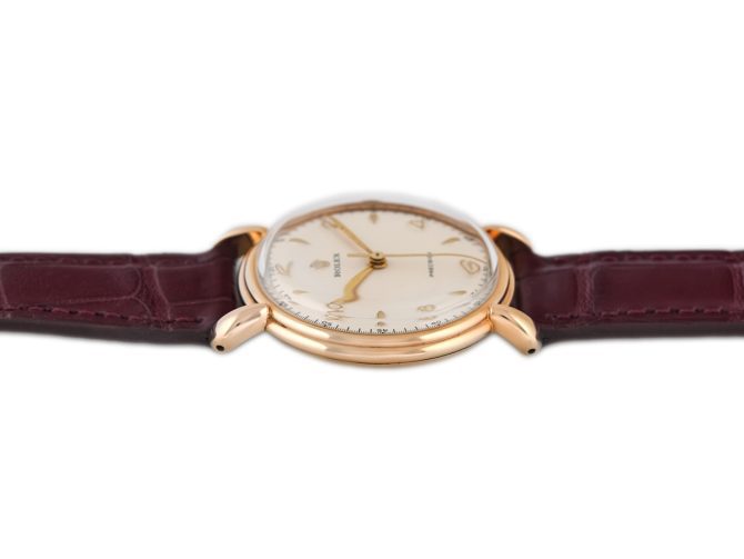 Rolex Precision Model Ref.4516 9ct Pink Gold c1952 (10)