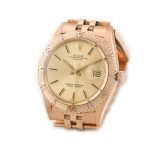 Rolex Datejust Turn-O-Graph Model Ref.1625 18ct Pink Gold c1961 mobile navigation (6)