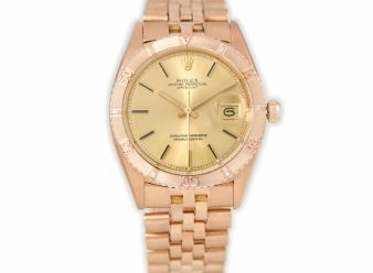 Rolex Datejust Turn-O-Graph Model Ref.1625 18ct Pink Gold c1961