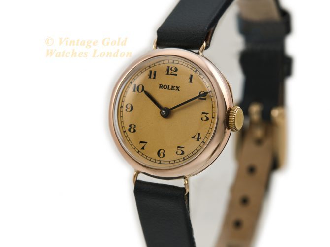 Ladies Rolex 9ct Pink Gold 1927 (5)