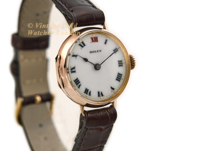 Ladies Rolex Cocktail Watch 9ct Pink Gold 1915 (3)