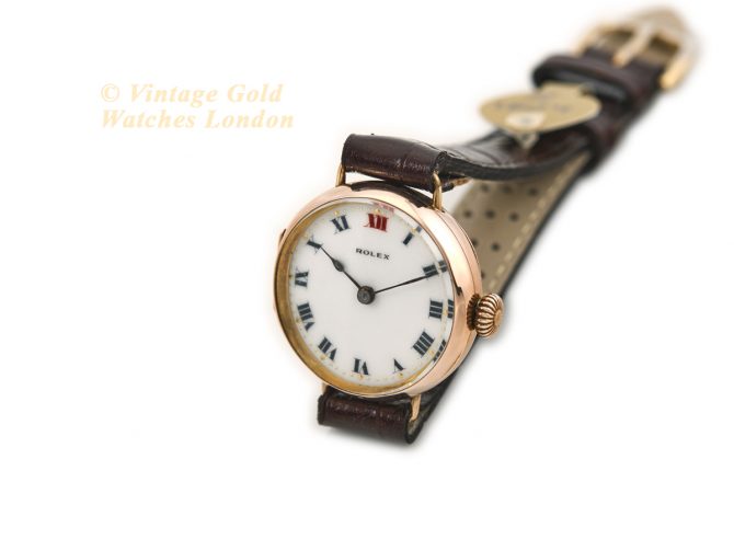 Ladies Rolex Cocktail Watch 9ct Pink Gold 1915 (6)