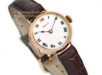 Ladies Rolex Cocktail Watch 9ct Pink Gold 1915 - hover