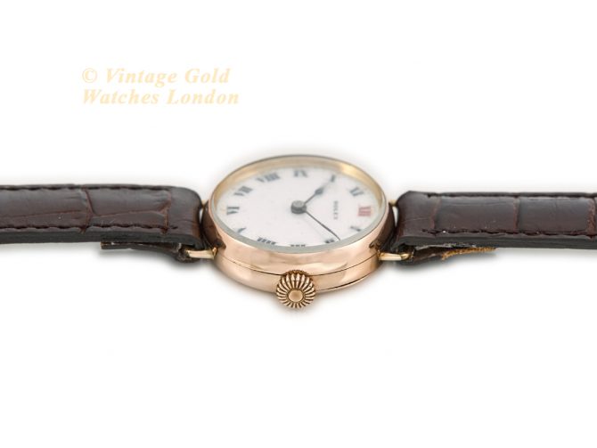 Ladies Rolex Cocktail Watch 9ct Pink Gold 1915 (9)
