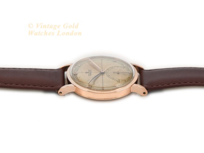 Omega Chronometer Cal.30T2 18ct Pink Gold 1945 (10)