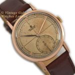 Omega Chronometer Cal.30T2 18ct Pink Gold 1945 mobile navigation (2)