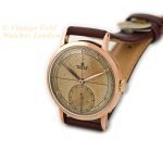 Omega Chronometer Cal.30T2 18ct Pink Gold 1945 mobile navigation (6)