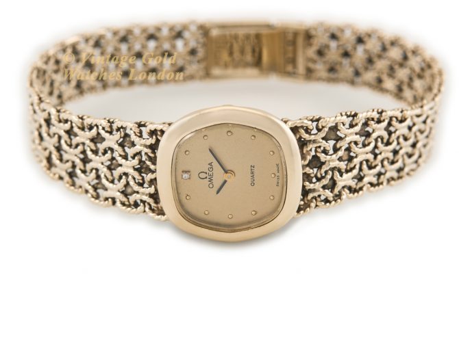 Ladies Omega 9ct on Original 9ct Bracelet 1981 (7)