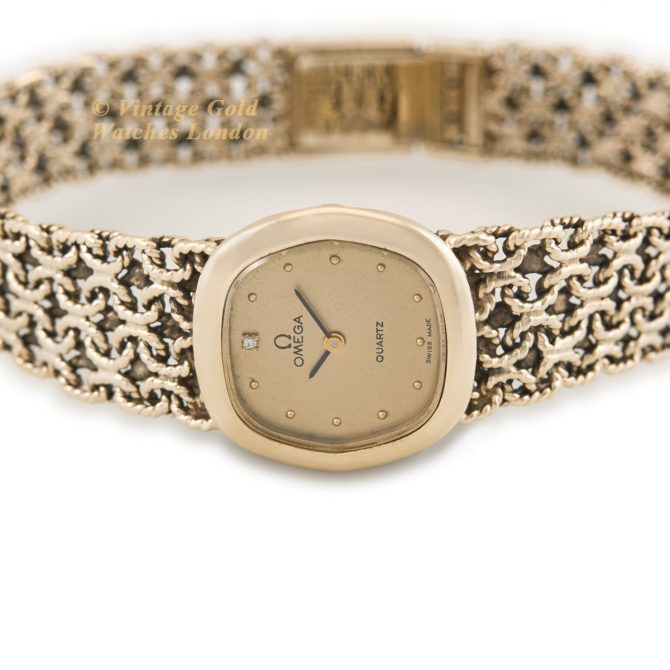 Ladies Omega 9ct on Original 9ct Bracelet 1981 (13)