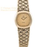 Ladies Omega 9ct on Original 9ct Bracelet 1981 mobile navigation (4)