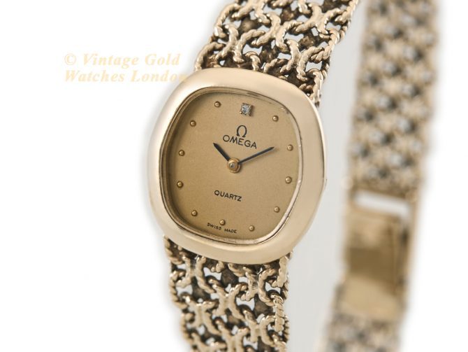 Ladies Omega 9ct on Original 9ct Bracelet 1981 (5)