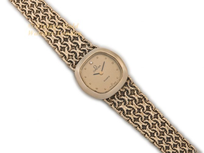 Ladies Omega 9ct on Original 9ct Bracelet 1981 (8)