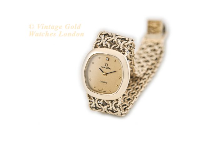 Ladies Omega 9ct on Original 9ct Bracelet 1981 (6)