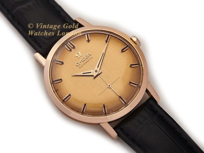 Omega Cal.491 Automatic 18ct Pink Gold 1958 36mm (10)