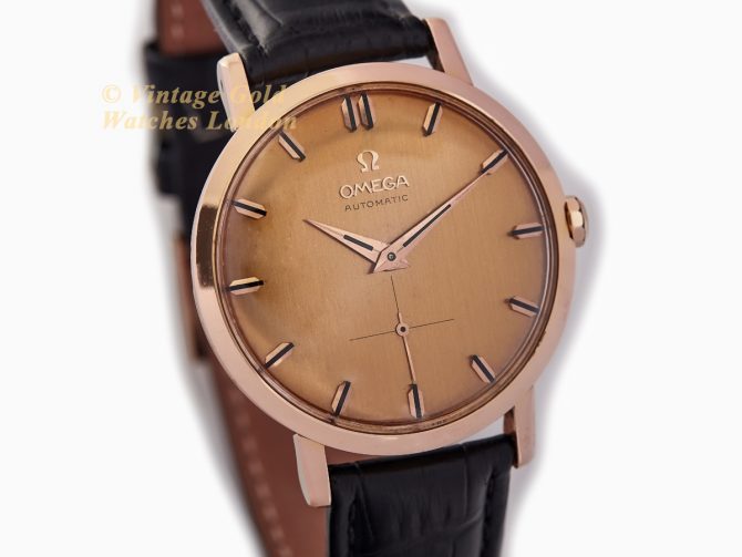 Omega Cal.491 Automatic 18ct Pink Gold 1958 36mm (4)