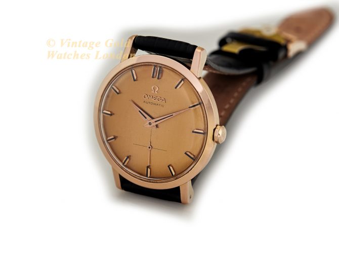 Omega Cal.491 Automatic 18ct Pink Gold 1958 36mm (8)