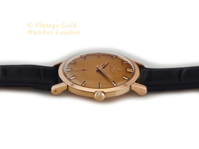 Omega Cal.491 Automatic 18ct Pink Gold 1958 36mm (11)